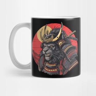 samurai black lion Mug